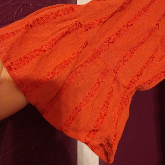 Maurice's XXL Orange Boho Shirt - Picture 3 of 7